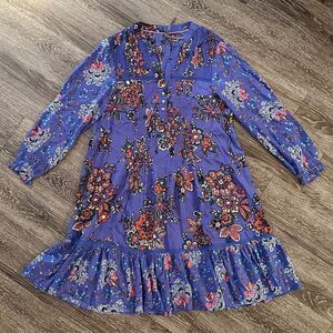 Anthropologie Diana Pintucked Tunic Dress